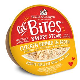 Stella and Chewys Lil Bites Savory Stews Chicken Dinner in Broth