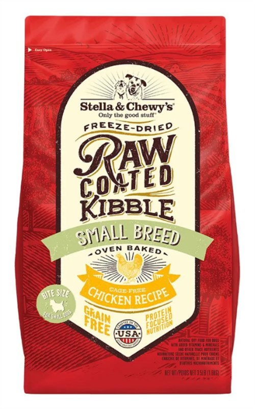 Stella and Chewys Raw Coated Baked Kibble Cage Free Chicken Small Breed