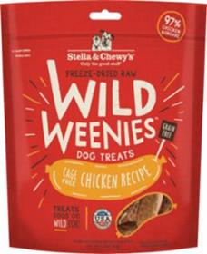 Stella and Chewys Wild Weenies Cage Free Chicken Recipe Dog Treat