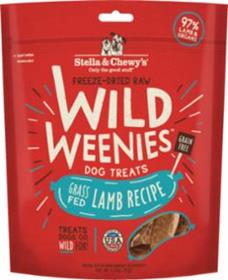 Stella and Chewys Wild Weenies Grass Fed Lamb Recipe Dog Treat