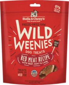 Stella and Chewys Wild Weenies Red Meat Recipe Dog Treat