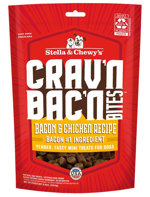 Stella Chewys Cravn Bacn Bites Bacon Chicken Recipe Dog Treats