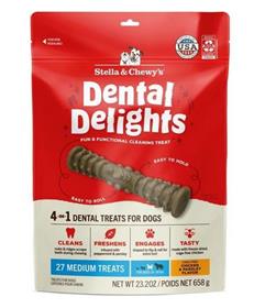 Stella Chewys Dental Delights Medium Dental Dog Treats