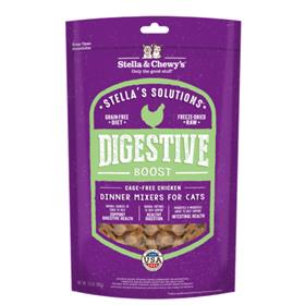 Stella Chewys Solutions Digestive Boost Chicken Freeze Dried Raw Cat Food