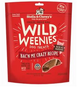 Stella Chewys Wild Weenies Bacn Me Crazy Freeze Dried Dog Treats