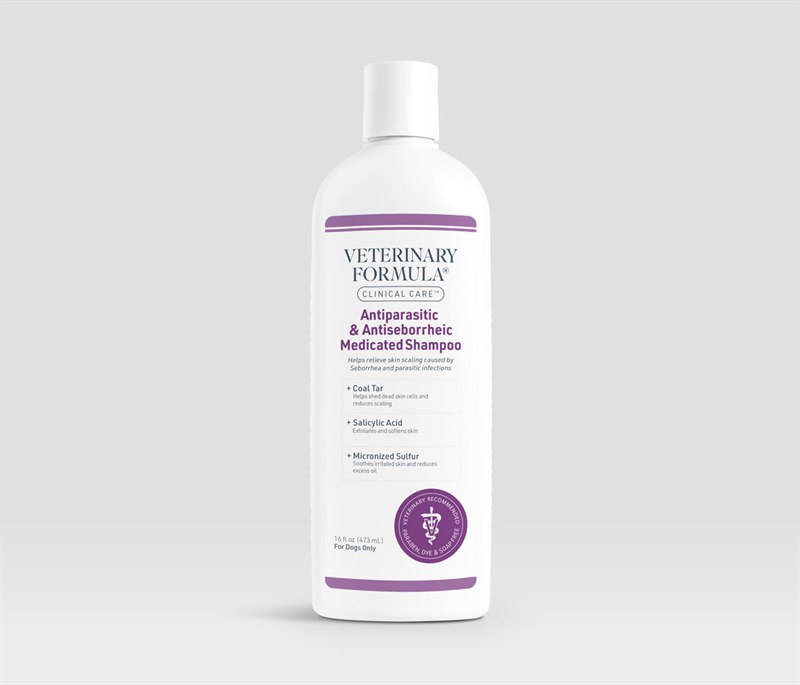 Synergy Labs Veterinary Formula Clinical Care Antiparasitic Medicated Shampoo