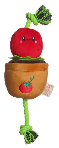 Territory Pet Tomato Treat and Tug Dog Toy