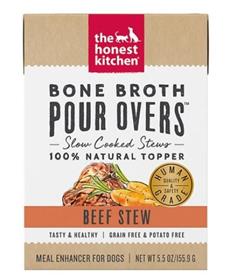 The Honest Kitchen Bone Broth Pour Overs Beef Stew Wet Dog Food Topper