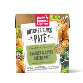 The Honest Kitchen Butcher Block Pate Chicken Super Greens Pate Wet Dog Food