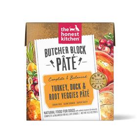 The Honest Kitchen Butcher Block Pate Turkey Duck Root Veggies Wet Dog Food