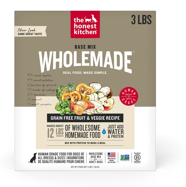 The Honest Kitchen Dehydrated Grain Free Fruit Veggie Base Mix