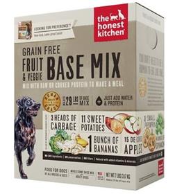 The Honest Kitchen Dehydrated Grain Free Fruit Veggie Base Mix