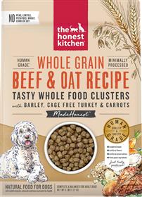 The Honest Kitchen Food Clusters Whole Grain Beef Oat Dog Food