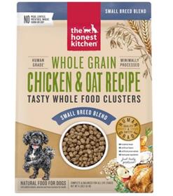 The Honest Kitchen Food Clusters Whole Grain Chicken Oat Small Breed Dog Food