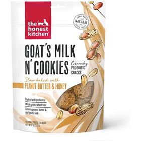 The Honest Kitchen Goats Milk N Cookies Slow Baked With Peanut Butter Honey Dog Treats