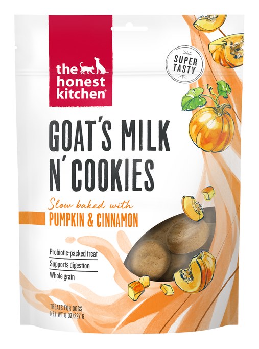 The Honest Kitchen Goats Milk N Cookies Slow Baked With Pumpkin Dog Treats