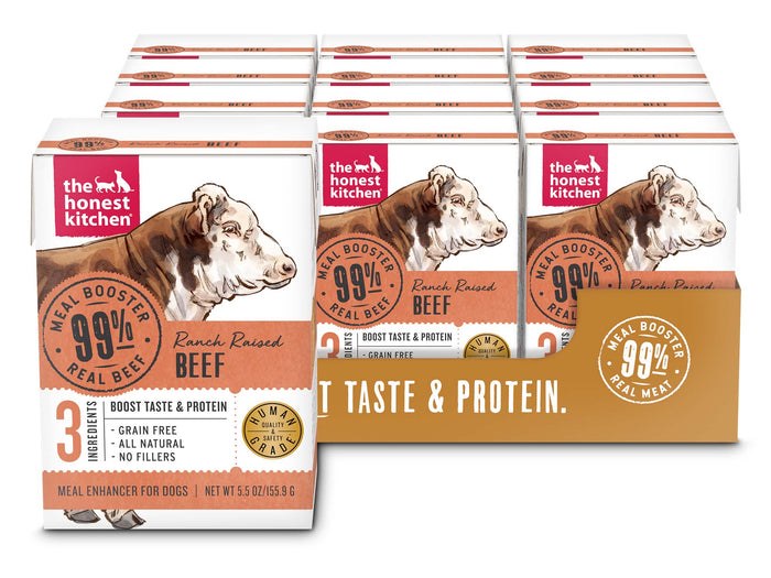 The Honest Kitchen Meal Booster Beef Wet Dog Food Topper