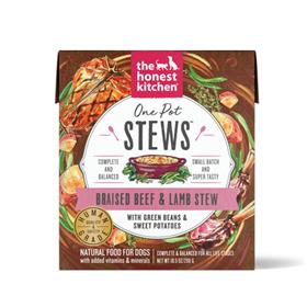 The Honest Kitchen One Pot Stew Braised Beef Lamb with Green Beans Sweet Potatoes Wet Dog Food