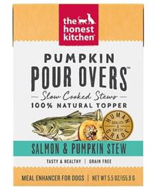The Honest Kitchen Pumpkin Pour Overs Salmon Pumpkin Stew Wet Dog Food Topper