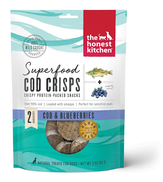 The Honest Kitchen Superfood Cod Crisps Cod Blueberry