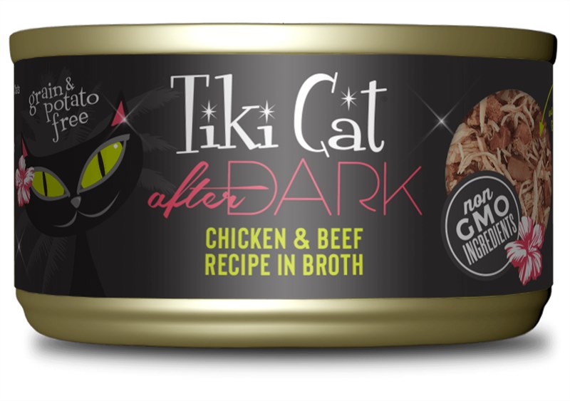 Tiki Cat After Dark Chicken Beef Canned Cat Food