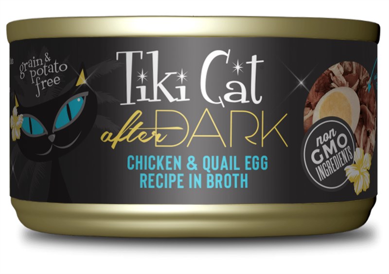 Tiki Cat After Dark Chicken Quail Canned Cat Food