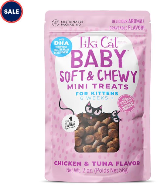 Tiki Cat Baby Soft and Chewy Chicken Flavored Treats