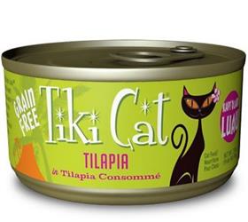 Tiki Cat Kapi Olani Luau Tilapia in Tilapia Consomme Grain Free Canned Cat Food