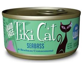 Tiki Cat Oahu Luau Seabass in Seabass Consomme Grain Free Canned Cat Food