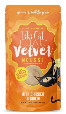 Tiki Cat Velvet Mousse Chicken Grain Free Wet Cat Food