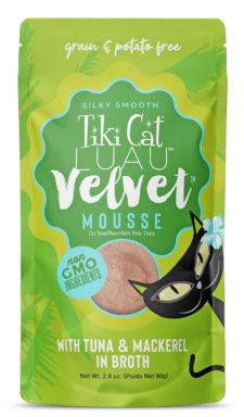 Tiki Cat Velvet Mousse Tuna Mackerel Grain Free Wet Cat Food