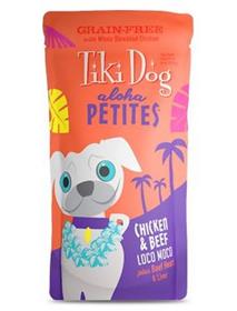 Tiki Dog Aloha Petites Chicken Beef Loco Moco Grain Free Dog Food Pouch