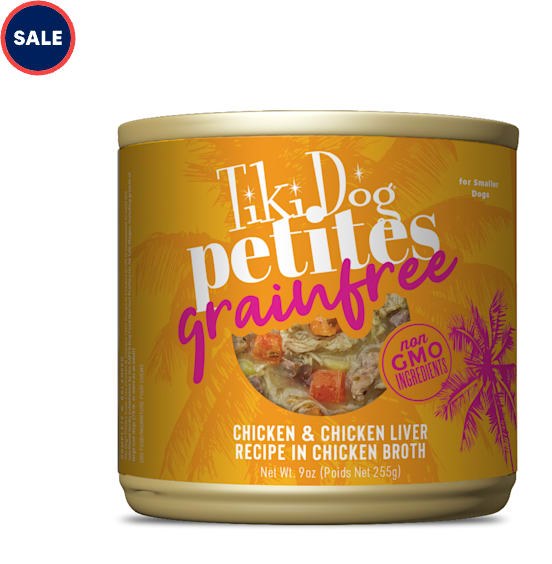 Tiki Dog Aloha Petites Chicken Huli Huli Canned Dog Food