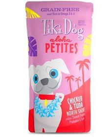 Tiki Dog Aloha Petites Chicken Tuna North Shore Grain Free Dog Food Pouch