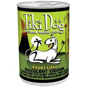 Tiki Dog Kauai Luau Cans