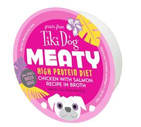 Tiki Dog Meaty Chicken with Salmon Recipe Wet Food