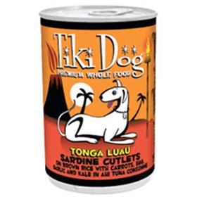 Tiki Dog Tonga Luau Cans