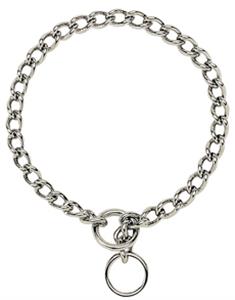 Titan by Coastal Chrome Plated Chain Choke Collars