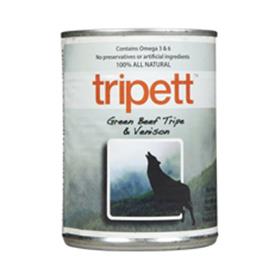 Tripett Green Beef Tripe with Venison Cans