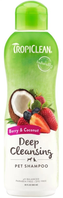 TropiClean Berry and Coconut Pet Shampoo