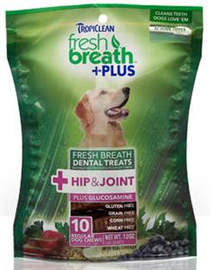 Tropiclean Fresh Breath Plus Hip and Joint