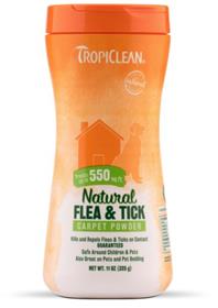 TropiClean Natural Flea and Tick Carpet and Pet Powder