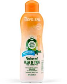 TropiClean Natural Flea and Tick Shampoo Plus Soothing