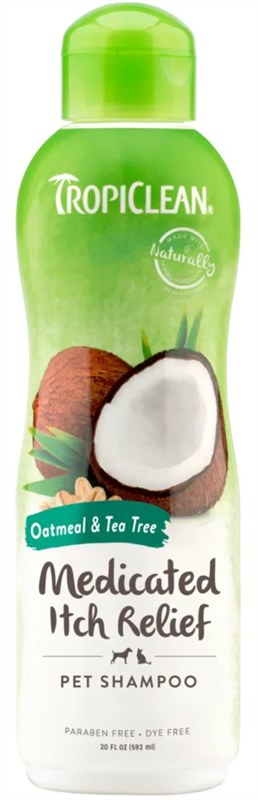 TropiClean Oatmeal and Tea Tree Dog Shampoo