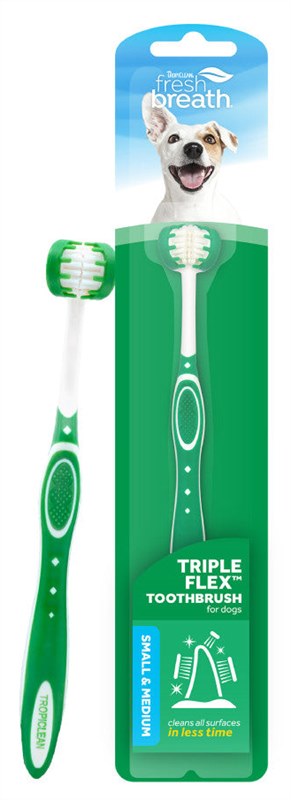 Tropiclean TripleFlex Toothbrush for Dogs