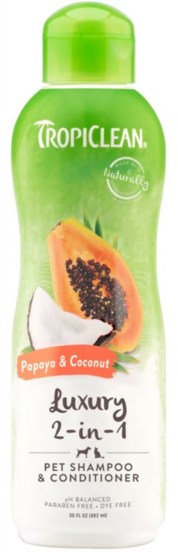 TropiClean TropiClean Papaya and Coconut Luxury 2 in 1
