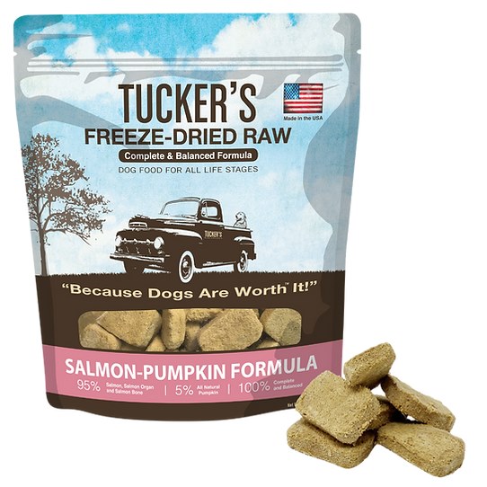 Tuckers Dog Freeze Dried Salmon Pumpkin