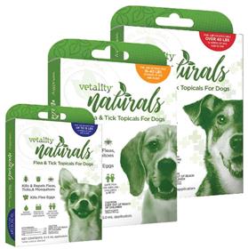 Vetality Naturals Flea and Tick Topicals for Dogs