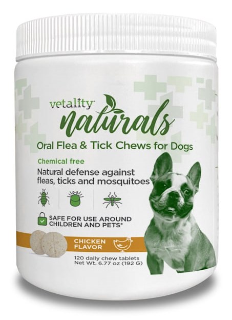 Vetality Naturals Oral Flea and Tick Chews for Dogs