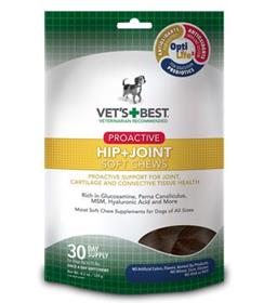 Vets Best Proactive Hip and Joint Soft Chews Supplement